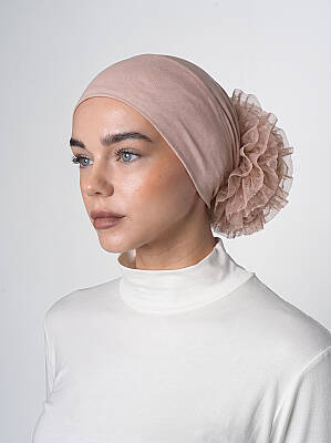 Adjustable Non-Slip Underscarf with Bun - 26