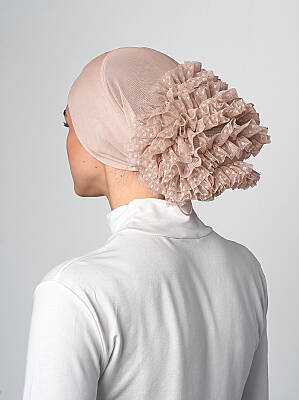 Adjustable Non-Slip Underscarf with Bun - 27