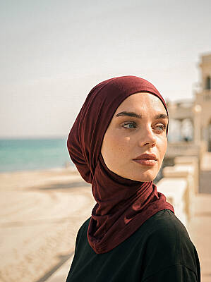 Belted Large Hijab - 1