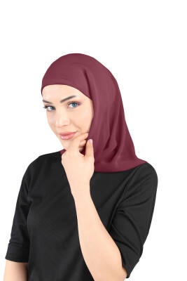 Oval Cut Scarf with Built-In Underscarf - 16