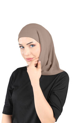 Oval Cut Scarf with Built-In Underscarf - 21