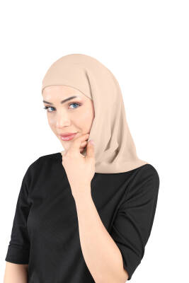 Oval Cut Scarf with Built-In Underscarf - 24