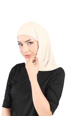 Oval Cut Scarf with Built-In Underscarf - 30