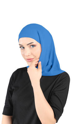 Oval Cut Scarf with Built-In Underscarf - 36