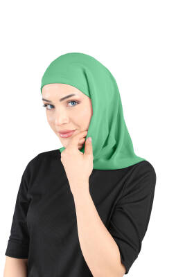 Oval Cut Scarf with Built-In Underscarf - 54
