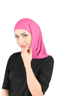 Oval Cut Scarf with Built-In Underscarf - 57
