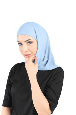Oval Cut Scarf with Built-In Underscarf - 69