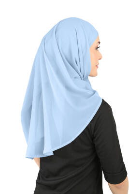 Oval Cut Scarf with Built-In Underscarf - 70