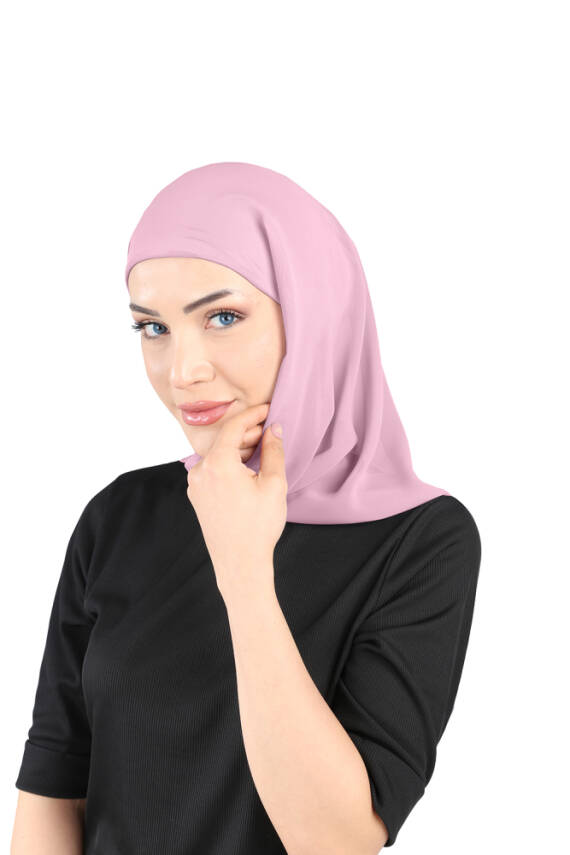 Oval Cut Scarf with Built-In Underscarf - 90