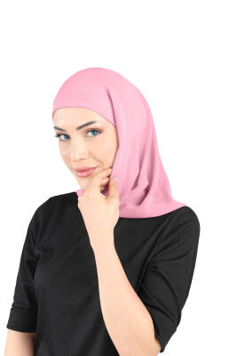 Oval Cut Scarf with Built-In Underscarf - 93