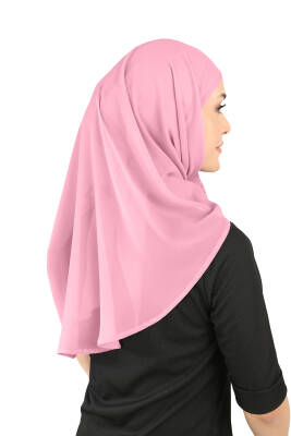 Oval Cut Scarf with Built-In Underscarf - 94