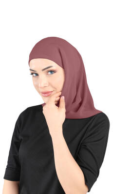 Oval Cut Scarf with Built-In Underscarf - 102