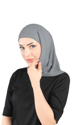 Oval Cut Scarf with Built-In Underscarf - 111