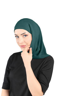 Oval Cut Scarf with Built-In Underscarf - 117