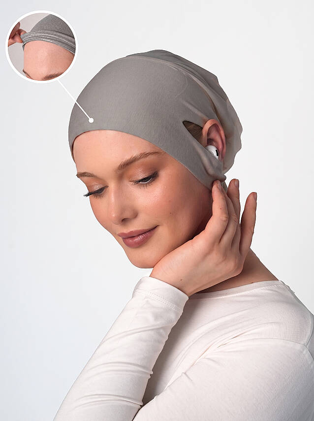 Kulaklık Uyumlu Kaymaz Geniş Bone - Silikonlu Geniş Bone - 41