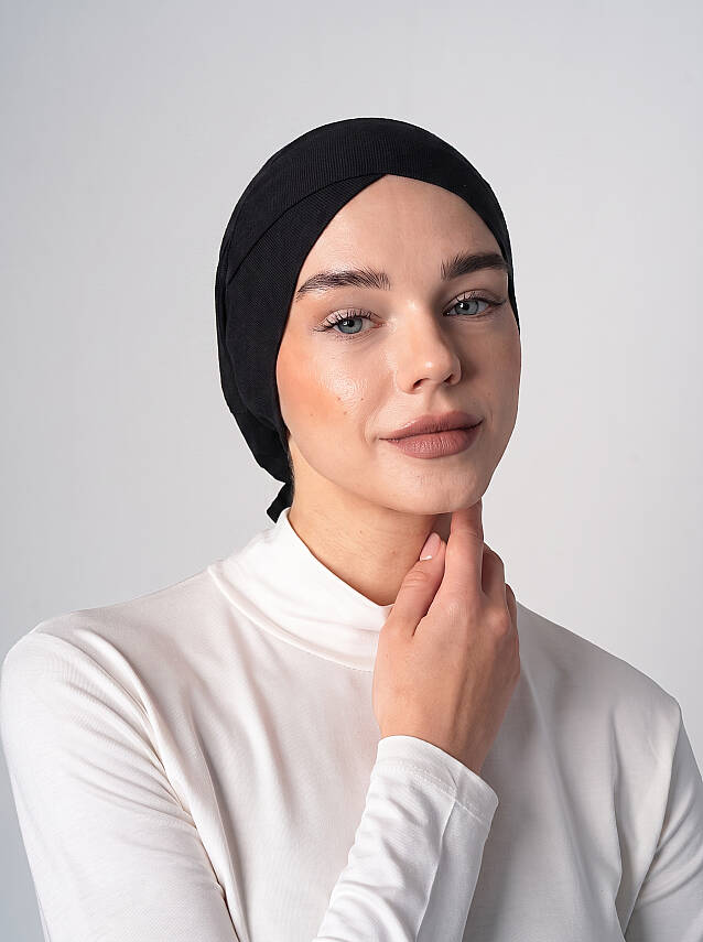 Criss-Cross Style Hijab Underscarf - 6