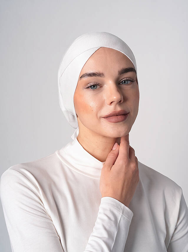 Criss-Cross Style Hijab Underscarf - 10