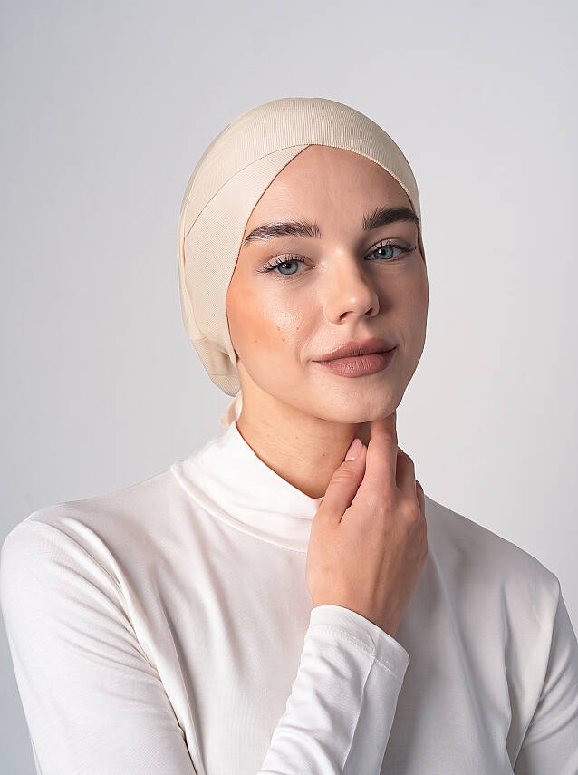 Criss-Cross Style Hijab Underscarf - 45