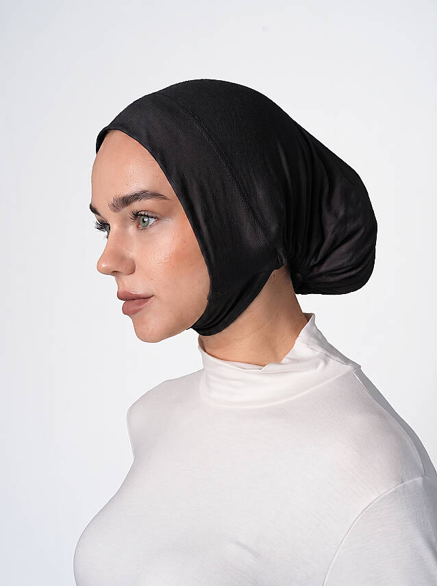 Full Coverage Hijab Underscarf with Chin Cover - 5