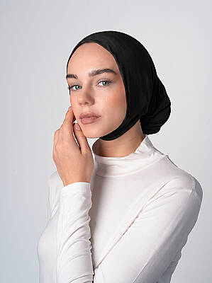 Full Coverage Hijab Underscarf with Chin Cover - 8