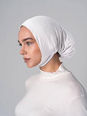 Full Coverage Hijab Underscarf with Chin Cover - 9