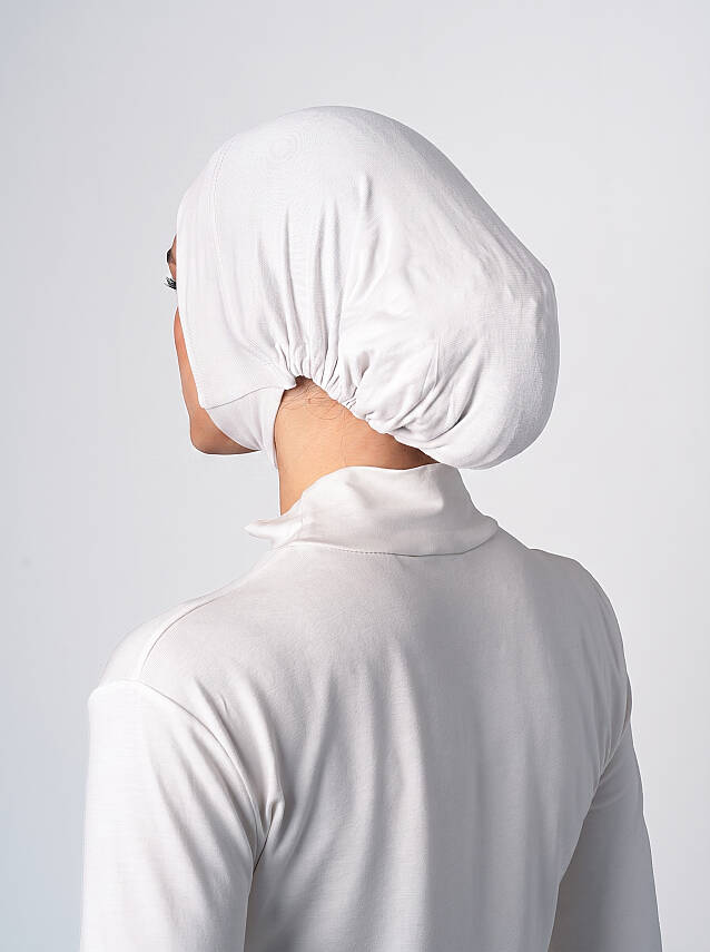 Full Coverage Hijab Underscarf with Chin Cover - 11