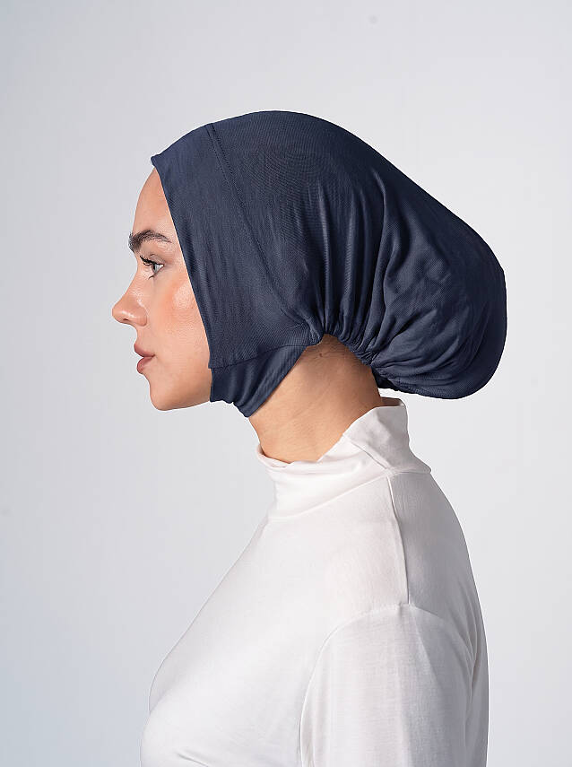 Full Coverage Hijab Underscarf with Chin Cover - 14