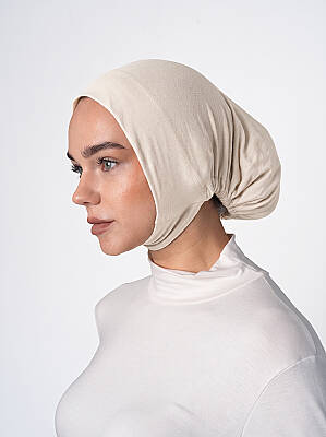 Full Coverage Hijab Underscarf with Chin Cover - 17