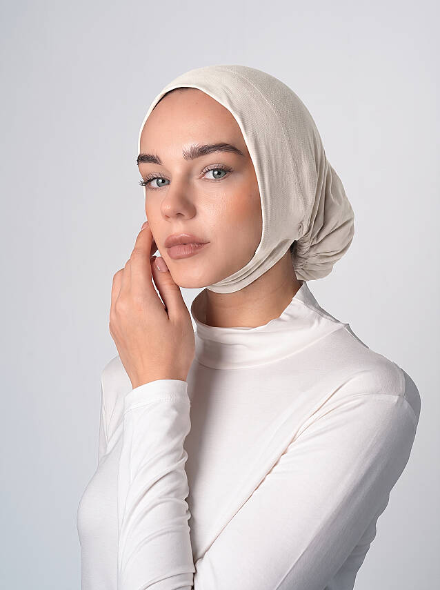 Full Coverage Hijab Underscarf with Chin Cover - 20