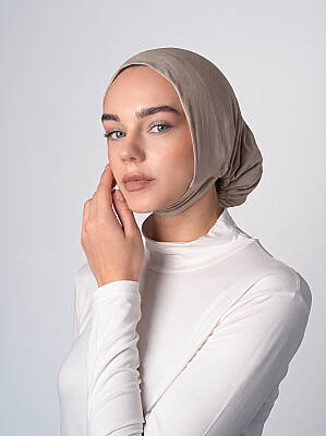 Full Coverage Hijab Underscarf with Chin Cover - 24