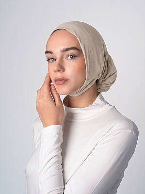 Full Coverage Hijab Underscarf with Chin Cover - 28