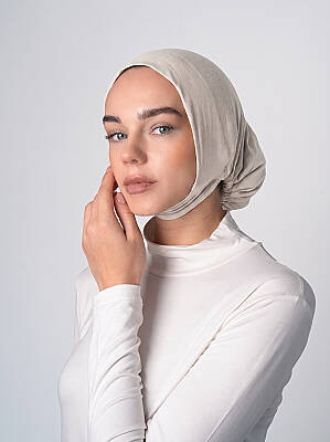Full Coverage Hijab Underscarf with Chin Cover - 32