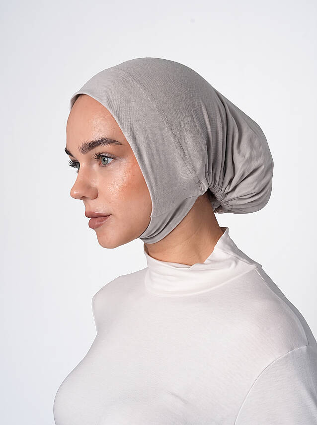 Full Coverage Hijab Underscarf with Chin Cover - 37