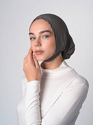 Full Coverage Hijab Underscarf with Chin Cover - 4