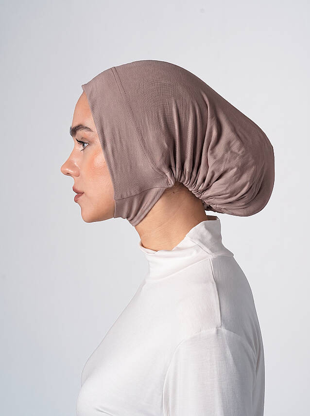 Full Coverage Hijab Underscarf with Chin Cover - 43