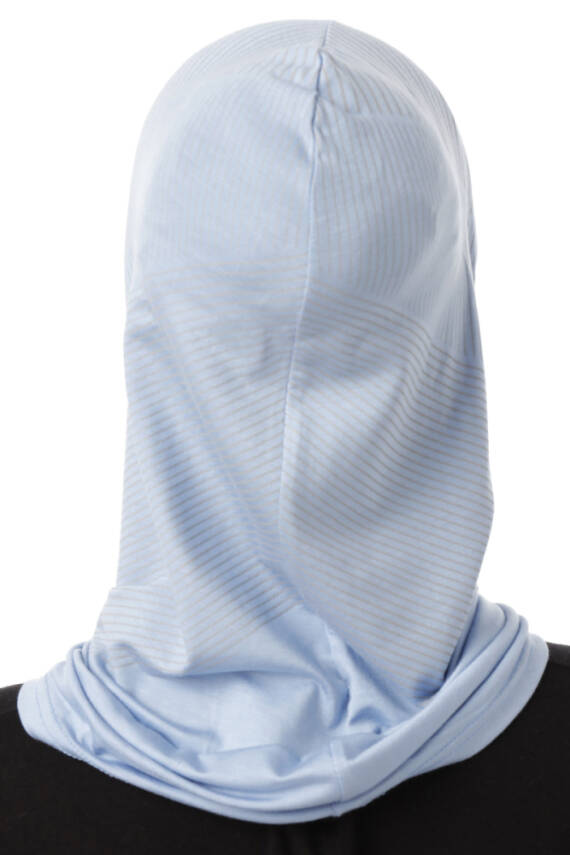 Stripe Pattern Sports Hijab Underscarf - 24
