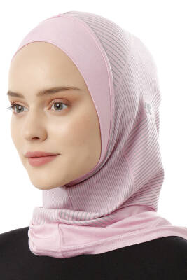 Stripe Pattern Sports Hijab Underscarf - 30