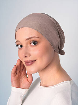 Fileli Kaymaz Fit Bone - Çift Kumaş Silikonlu Bone - 55