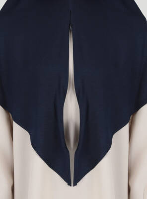Stretch Viscose Shawl with Zipper Detail - 11