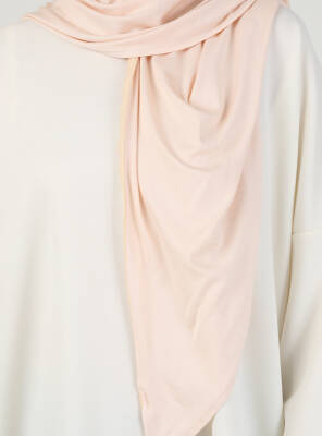 Stretch Viscose Shawl with Zipper Detail - 41