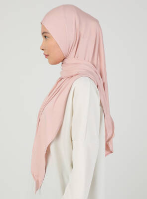 Stretch Viscose Shawl with Zipper Detail - 45