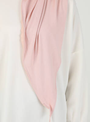 Stretch Viscose Shawl with Zipper Detail - 46