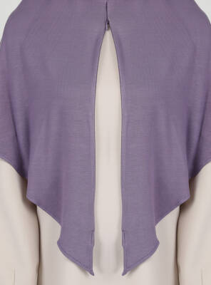 Stretch Viscose Shawl with Zipper Detail - 52