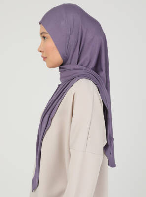 Stretch Viscose Shawl with Zipper Detail - 55