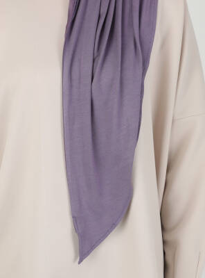 Stretch Viscose Shawl with Zipper Detail - 56