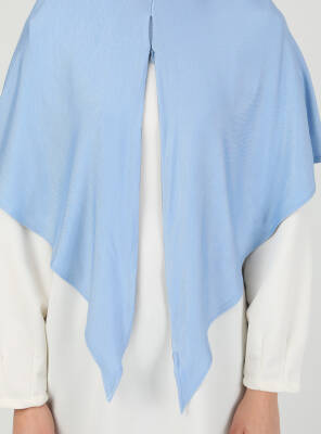Stretch Viscose Shawl with Zipper Detail - 72