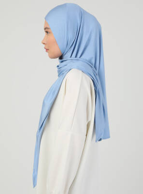 Stretch Viscose Shawl with Zipper Detail - 75