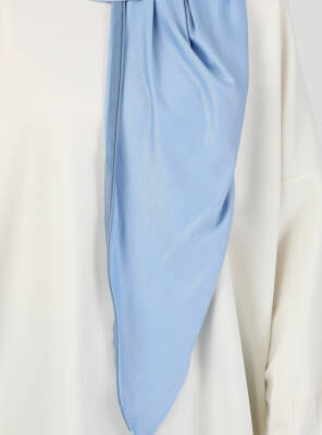 Stretch Viscose Shawl with Zipper Detail - 76