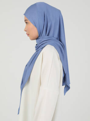 Stretch Viscose Shawl with Zipper Detail - 80