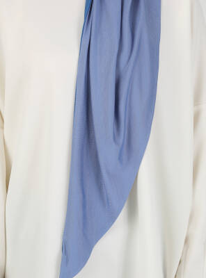 Stretch Viscose Shawl with Zipper Detail - 81